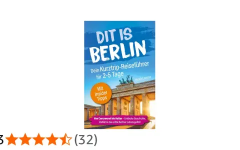 Reiseführer "Dit is Berlin" mit Brandenburger Tor. Entdecke die besten **things to do in Berlin** für deinen Kurztrip!